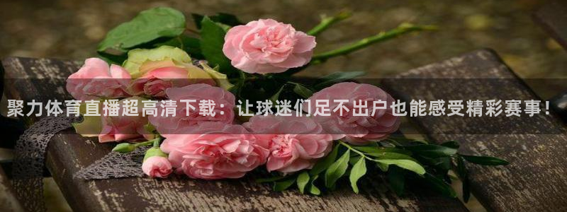 聚力体育直播超高清下载：让球迷们足不出户也能感受精彩赛事！